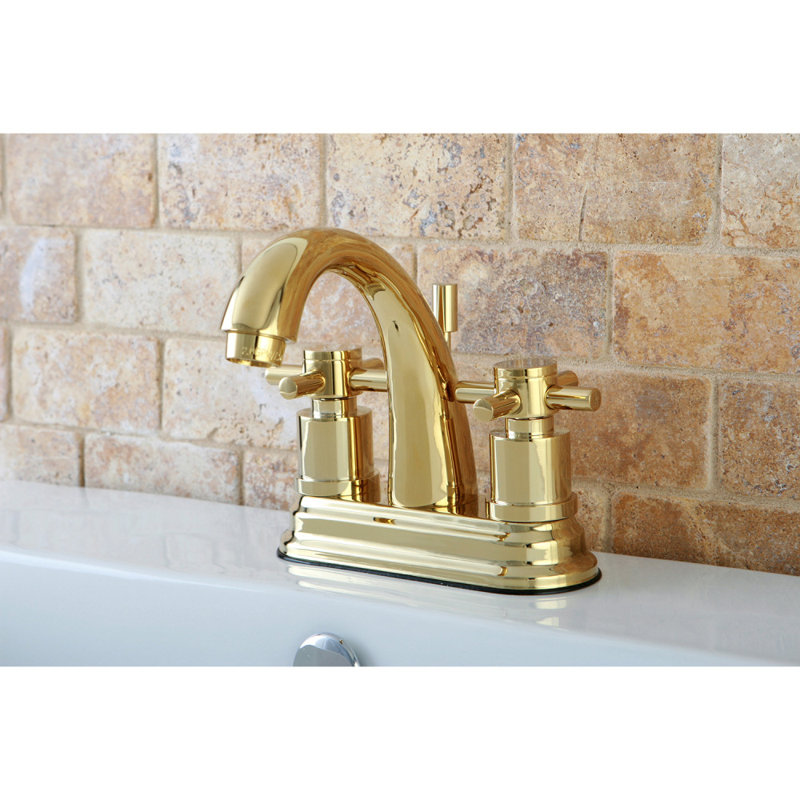 Kingston Brass Concord Centerset Bathroom Faucet with Drain Assembly